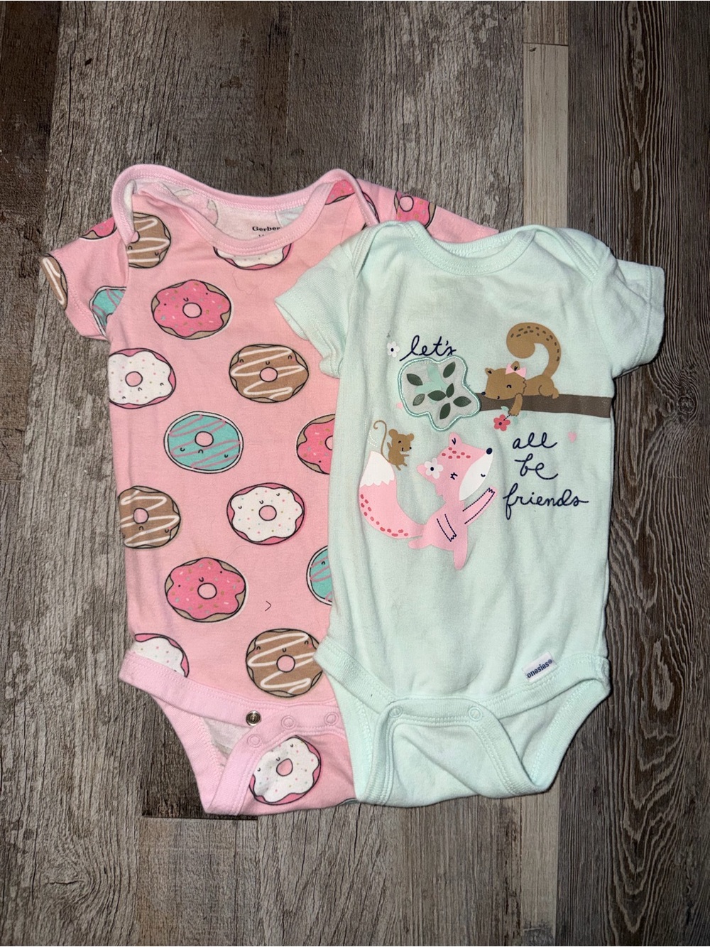 Gerber baby girl onesies